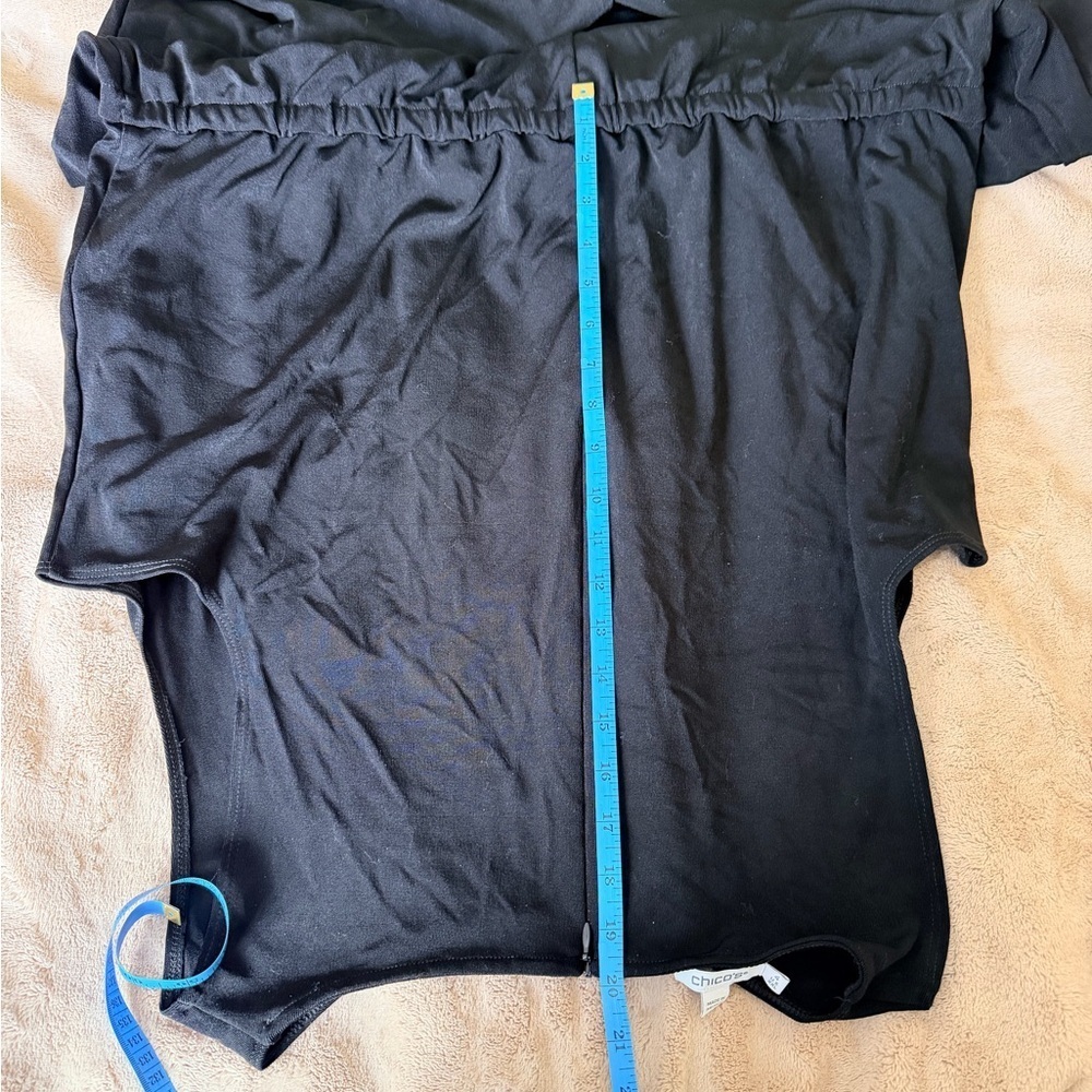 Chico's travelers collection Black jumpsuit size 4 20w Chico’s size;new - Picture 4 of 11